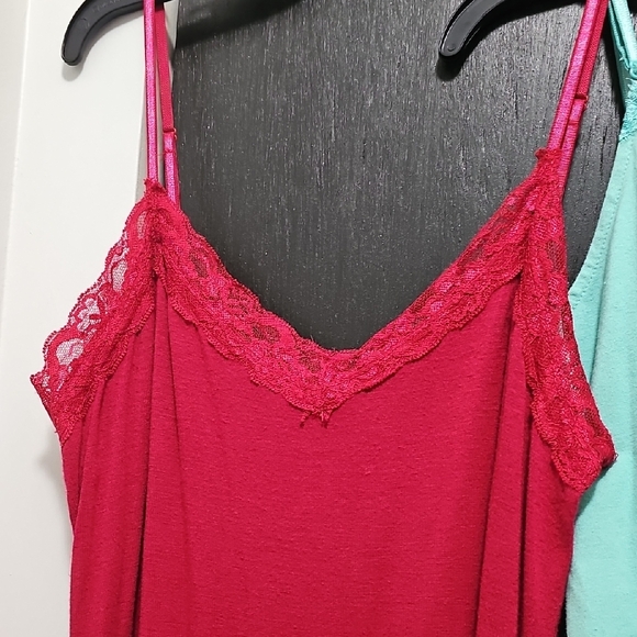 Rue21 Red, Green, and Blue Camisole Set - Picture 2 of 8